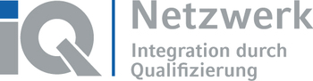 Das Logo des Förderprogramms IQ - Integration durch Qualifizierung